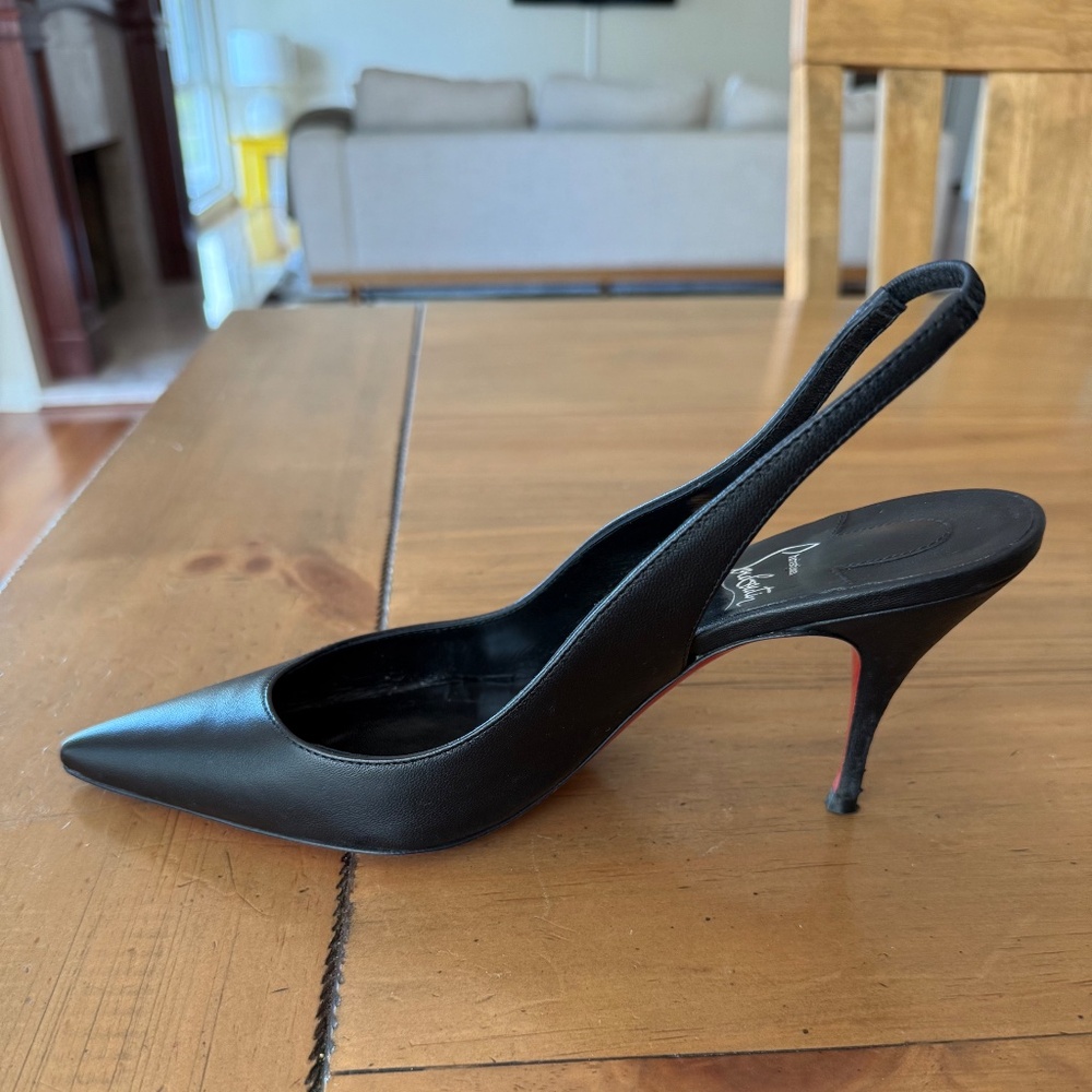 Christian Louboutin Clara Napa Slingback blk - Picture 3 of 12